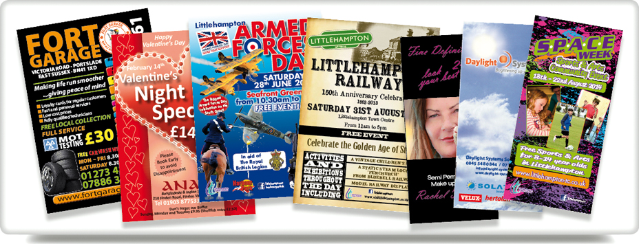 Leaflet Flyer printing Worthing